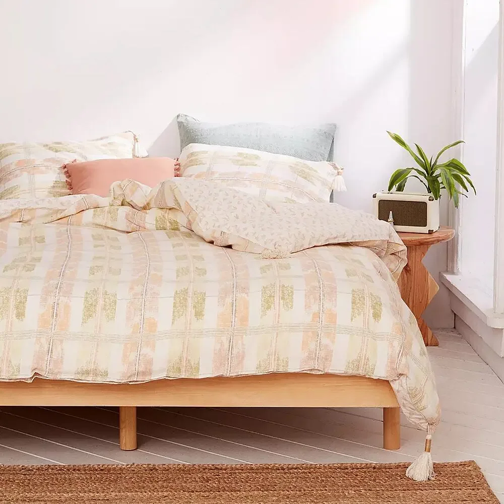 Urban Outfitters Leigh Tassel Ikat Duvet Cover - Twin XL - New